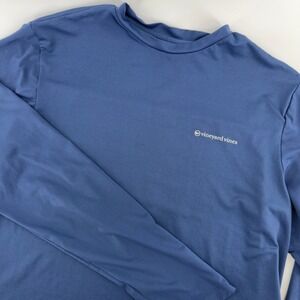 Vineyard Vines Performance Shirt Kids XL Blue Long Sleeve Whale Logo